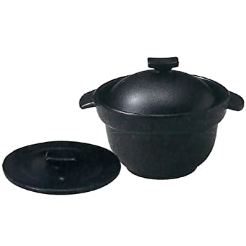 【中古】【未使用】三陶 萬古焼 炊飯鍋 黒マット1合炊きご飯釜 ブラック 16x9.5cm 500cc 090365 55-09036 直火・電子レンジ対応 黒マット1合炊きご飯釜 【中古】【未使用】三陶 萬古焼 炊飯鍋 黒マット1合炊きご飯釜 ブラック 16x9.5cm 500cc 090365 55-09036 直火・電子レンジ対応 黒マット1合炊きご飯釜