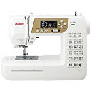 【中古】【未使用】JANOME コンピュータミシン (ハードカバー/ワイドテーブル/フットコントローラー標準装備) JN831