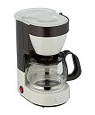 【中古】【未使用】Toffy 4カップコーヒーメーカー K-CM1 (アッシュホワイト) ドリップ式 自動保温機能 ガラスポット メッシュフィルター付き K-C...