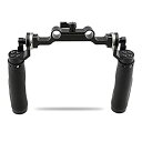【中古】【未使用】CAMVATE レザーハンドル 15mm ロッドショルダーマウントリグ ロゼット標準アクセサリー デジタル一眼レフカメラ用 (ブラック、M6ス...