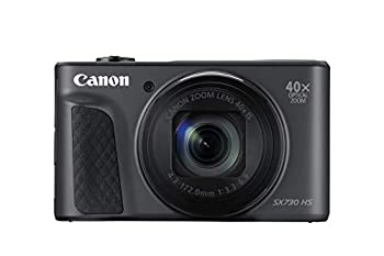 【中古】【未使用】Canon コンパクトデジタルカメラ PowerShot SX730 HS ブラック 光学40倍ズーム PSSX730HS(BK)