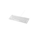 【中古】【未使用】バッファロー BSKBU300WH 有線コンパクトキーボード ホワイト