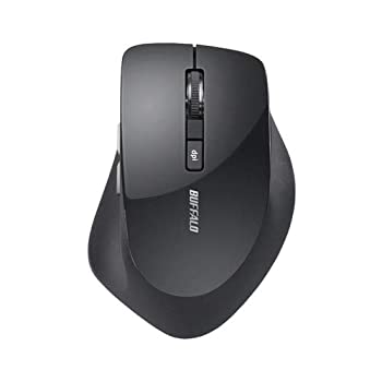 【中古】【未使用】バッファロー 2.4Ghzワイヤレスマウス BlueLED光学式/静音/5ボタン DPI切り替えタイ..