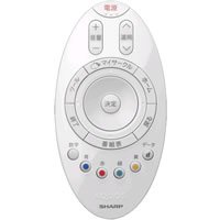 【中古】【未使用】【ゆうパケット対応品】 シャープ[SHARP]　オプション・消耗品　【0106380357】　液晶テレビ用　リモコン[ホワイト]　(LC-32F3 LC-40F3 LC-20F5