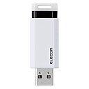 【中古】【未使用】エレコム USBメモリ 32GB USB3.1 & USB 3.0 ノック式 ホワイト MF-PKU3032GWH
