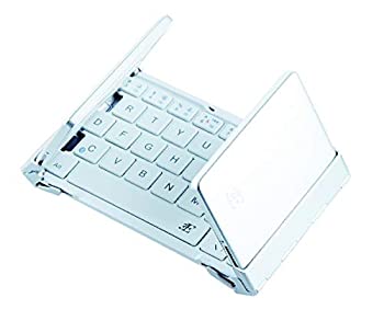 【中古】【未使用】浅沼商会 3E-BKY8-WH 3E Bluetooth Keyboard 【NEO】 3つ折りタイプ ホワイト ケース付属