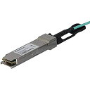 【中古】【未使用】StarTech.com QSFP+アクティブ光ケーブル MSA準拠 7m 40Gbps 7m AOCオプティカルケーブル QSFP40GAO...