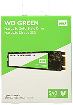 【中古】【未使用】WD 内蔵SSD M.2-2280 / 240GB / WD Green / SATA3.0 / 3 / WDS240G2G0B