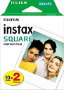 【中古】【未使用】FUJIFILM スクエアフォーマットフィルム instax SQUARE INSTAX SQUARE WW 2