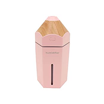 【中古】【未使用】ペンシルタイプミニ加湿器「URURU PENCIL(うるるぺんしる)」 ピンク
