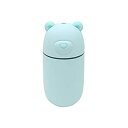 【中古】【未使用】USBポート付きクマ型ミニ加湿器「URUKUMASAN(うるくまさん)」 ブルー