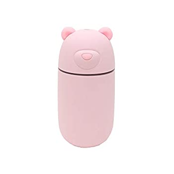 【中古】【未使用未開封】USBポート付きクマ型ミニ加湿器「URUKUMASAN(うるくまさん)」 ピンク