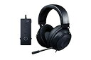 【中古】【未使用】Razer Kraken Black ゲーミングヘッドセット + THX USBオーディオコントローラー 3.5mm/USB 7.1 立体音響対応 PC 冷却パッド 【日本保