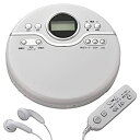 【中古】【未使用】オーム電機 ポータブルCDプレーヤー(ホワイト)CDP-8174G-W