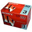 【中古】【未使用】SONY 3DVM80R3 ミニDVカセット 80分 ICメモリーなし 3本組