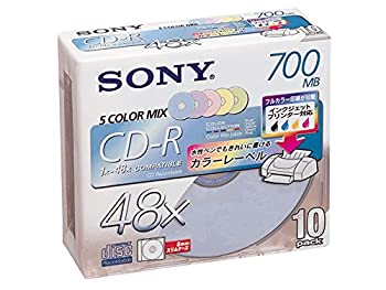 【中古】【未使用】SONY 10CDQ80FPX CD-R