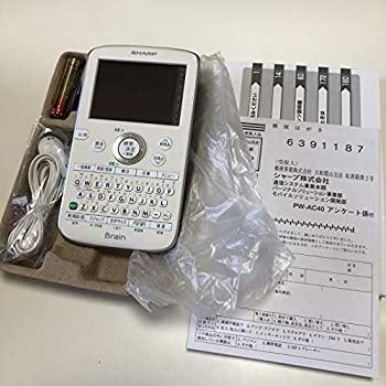 【中古】【未使用】シャープ 韓国語手書き対応 コンパクト カラー電子辞書 PW-AC40