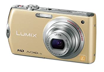 【中古】パナソニック デジタルカメラ LUMIX FX70 リュスクゴールド DMC-FX70-N