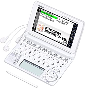 【中古】CASIO Ex-word 電子辞書 XD-A6200W