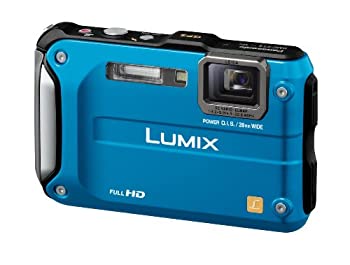 【中古】パナソニック デジタルカメラ LUMIX FT3 スプラッシュブルー DMC-FT3-A