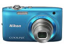 【中古】NikonデジタルカメラCOOLPIX S3100 カジュアルブルー S3100BL