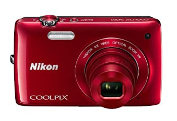 【中古】Nikon デジタルカメラ COOLPIX (クールピクス) S4300 グロッシーレッド S4300RD