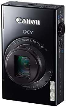 【中古】Canon デジタルカメラ IXY 1 ブラック 光学12倍ズーム Wi-Fi対応 IXY1(BK)