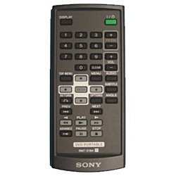 【中古】SONY ソニー純正ポータブルDVDプレーヤー用リモコン RMT-D184