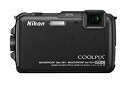 【中古】Nikon デジタルカメラ COOLPIX AW110 防水18m 耐衝撃2m カーボンブラック AW110BK(2)