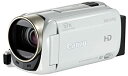 【中古】Canon デジタルビデオカメラ iVIS HF R52 ホワイト 光学32倍ズーム IVISHFR52WH(2)
