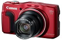 【中古】Canon デジタルカメラ Power Shot SX700 HS レッド 光学30倍ズーム ...