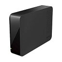 【中古】BUFFALO USB3.0用 PC/家電対応 外付けHDD 3TB ブラック HD-LC3.0U3-BKE(2)