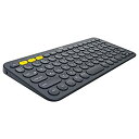 【中古】ロジクール ワイヤレスキーボード 無線 キーボード 薄型 小型 K380BK Bluetoothワイヤレス Windows Mac iOS Androi...