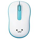 【中古】エレコム ワイヤレスマウス 2.4GHz 光学式 Mサイズ ブルー M-DY11DRBU