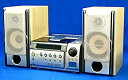 【中古】KENWOOD ケンウッド JVC SJ-5WM マイクロハイファイコンポーネントシステム（CD/MDコンポ）（本体RMD-KF7700とスピーカーLS-SJ7-Hのセット）