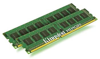 【中古】Kingston 4GB 1066MHz DDR3 ECC CL7 DIMM (Kit of 2) KVR1066D3E7K2/4G