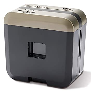 【中古】GBC シュレッダー 静音 家庭用 小オフィス用 極小細断 マイクロクロスカット 最大細断枚数7枚 連続使用約5分 プラスチックカードも細断可能 ホチ
