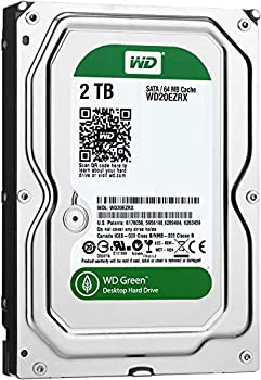 【中古】WESTERN DIGITAL 3.5インチ内蔵HDD 2TB SATA6.0Gb/s 5400rpm 64MB WD20EZRX-R