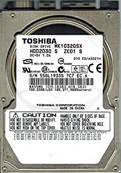 【中古】Toshiba mk1032gsx 100?GB hdd2d30?S zk01?S中国