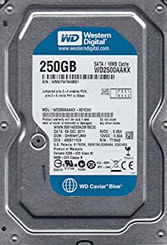 【中古】wd2500aakx-001ca0、DCM dhrnhtjmh、Westernデジタル250?GB SATA 3.5ハードドライブ【メーカー名】Western Digital【メーカー型番】WD2500AAKX-001CA0【ブランド名】ウエスタンデジタル(Western Digital)【商品説明】wd2500aakx-001ca0、DCM dhrnhtjmh、Westernデジタル250?GB SATA 3.5ハードドライブ映像商品などにimportと記載のある商品に関してはご使用中の機種では使用できないこともございますので予めご確認の上お買い求めください。 付属品については商品タイトルに記載がない場合がありますので、ご不明な場合はメッセージにてお問い合わせください。 画像はイメージ写真ですので画像の通りではないこともございます。また、中古品の場合、中古という特性上、使用に影響の無い程度の使用感、経年劣化、キズや汚れがある場合がございますのでご了承の上お買い求めくださいませ。ビデオデッキ、各プレーヤーなどリモコンなど付属してない場合もございます。 中古品は商品名に『初回』『限定』『○○付き』等の記載があっても付属品、特典、ダウンロードコードなどは無い場合もございます。 中古品の場合、基本的に説明書・外箱・ドライバーインストール用のCD-ROMはついておりません。 当店では初期不良に限り、商品到着から7日間は返品を受付けております。 ご注文からお届けまで ご注文⇒ご注文は24時間受け付けております。 注文確認⇒当店より注文確認メールを送信いたします。 入金確認⇒決済の承認が完了した翌日より、お届けまで3営業日〜10営業日前後とお考え下さい。 ※在庫切れの場合はご連絡させて頂きます。 出荷⇒配送準備が整い次第、出荷致します。配送業者、追跡番号等の詳細をメール送信致します。 ※離島、北海道、九州、沖縄は遅れる場合がございます。予めご了承下さい。 ※ご注文後、当店より確認のメールをする場合がございます。期日までにご返信が無い場合キャンセルとなりますので予めご了承くださいませ。 ※当店ではお客様とのやりとりを正確に記録する為、電話での対応はしておりません。メッセージにてご連絡くださいませ。