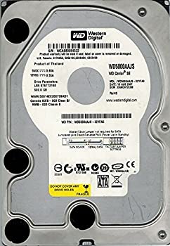 【中古】Western Digital WD5000AAJS-32YFA0 500GB DCM: DANCHT2CBB [並行輸入品]