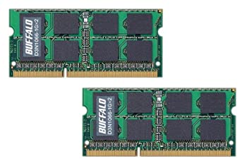【中古】【未使用】BUFFALO PC3-8500(DDR3-1066)対応 204Pin用 DDR3 SDRAM S.O.DIMM 1GB 2枚組 D3N1066-1GX2 【中古】【未使用】BUFFALO PC3-8500(DDR3-1066)対応 204Pin用 DDR3 SDRAM S.O.DIMM 1GB 2枚組 D3N1066-1GX2