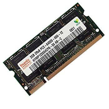 【中古】【未使用】Hynix 200Pin DDR2 800 PC2-6400 2GB SODIMM [HYMP125S64CP8-S6]