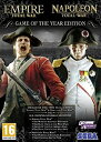 【中古】【未使用】Empire: Total War Napoleon: Total War Game of the year edition　(輸入版)【メーカー名】Gamesland【メーカー型番】PC38588【ブランド名】【商品説明】Empire: Total War Napoleon: Total War Game of the year edition　(輸入版)映像商品などにimportと記載のある商品に関してはご使用中の機種では使用できないこともございますので予めご確認の上お買い求めください。 品については商品タイトルに記載がない場合がありますので、ご不明な場合はメッセージにてお問い合わせください。 画像はイメージ写真ですので画像の通りではないこともございます。また、中古品の場合、中古という特性上、使用に影響の無い程度の使用感、経年劣化、キズや汚れがある場合がございますのでご了承の上お買い求めくださいませ。ビデオデッキ、各プレーヤーなどリモコンなどしてない場合もございます。 中古品は商品名に『初回』『限定』『○○付き』等の記載があっても品、特典、ダウンロードコードなどは無い場合もございます。 中古品の場合、基本的に説明書・外箱・ドライバーインストール用のCD-ROMはついておりません。 当店では初期不良に限り、商品到着から7日間は返品を受付けております。 ご注文からお届けまで ご注文⇒ご注文は24時間受け付けております。 注文確認⇒当店より注文確認メールを送信いたします。 入金確認⇒決済の承認が完了した翌日より、お届けまで3営業日〜10営業日前後とお考え下さい。 ※在庫切れの場合はご連絡させて頂きます。 出荷⇒配送準備が整い次第、出荷致します。配送業者、追跡番号等の詳細をメール送信致します。 ※離島、北海道、九州、沖縄は遅れる場合がございます。予めご了承下さい。 ※ご注文後、当店より確認のメールをする場合がございます。期日までにご返信が無い場合キャンセルとなりますので予めご了承くださいませ。 ※当店ではお客様とのやりとりを正確に記録する為、電話での対応はしておりません。メッセージにてご連絡くださいませ。