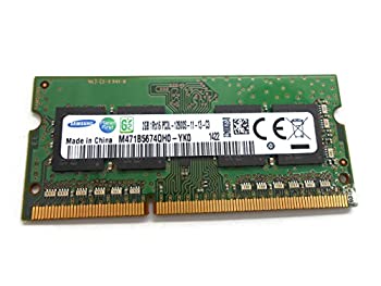 【中古】【未使用】SAMSUNG 低電圧メモリ (1.35V) PC3L-12800S (DDR3L-1600) 2GB SO-DIMM 204pin ノートパソコン用メモリ 型番：M471B5674QH0-YK0
