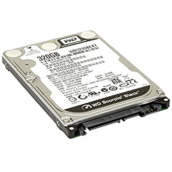 【中古】【未使用】Western Digital 2.5 インチ 内蔵 HDD【安心の茶箱梱包】320GB 7200rpm 16MB WD Sco..