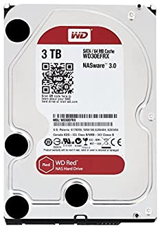 š̤ۡѡWD Red 3TB NAS Hard Disk Drive - 5400 RPM Class SATA 6 Gb/s 6...