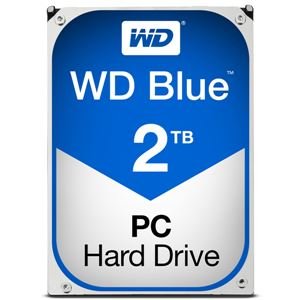 【中古】【未使用】WESTERN DIGITAL WD Blueシリーズ 3.5インチ内蔵HDD 2TB SATA3(6Gb/s) 5400rpm64MB WD20EZRZ-RT