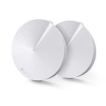 【中古】【未使用】TP-Link WiFi 無線LAN トレンドマイクロ セキュリティ デュアルバンド AC1300 3年間無料 2ユニットセット メッシュ Wi-Fi システム Deco M5【Ama