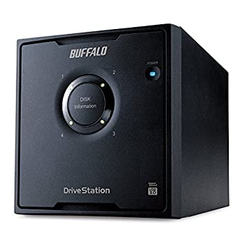 【中古】【未使用】BUFFALO RAID5対応 USB3.0用 外付けハードディスク 4ドライブモデル 4TB HD-QL4TU3/..